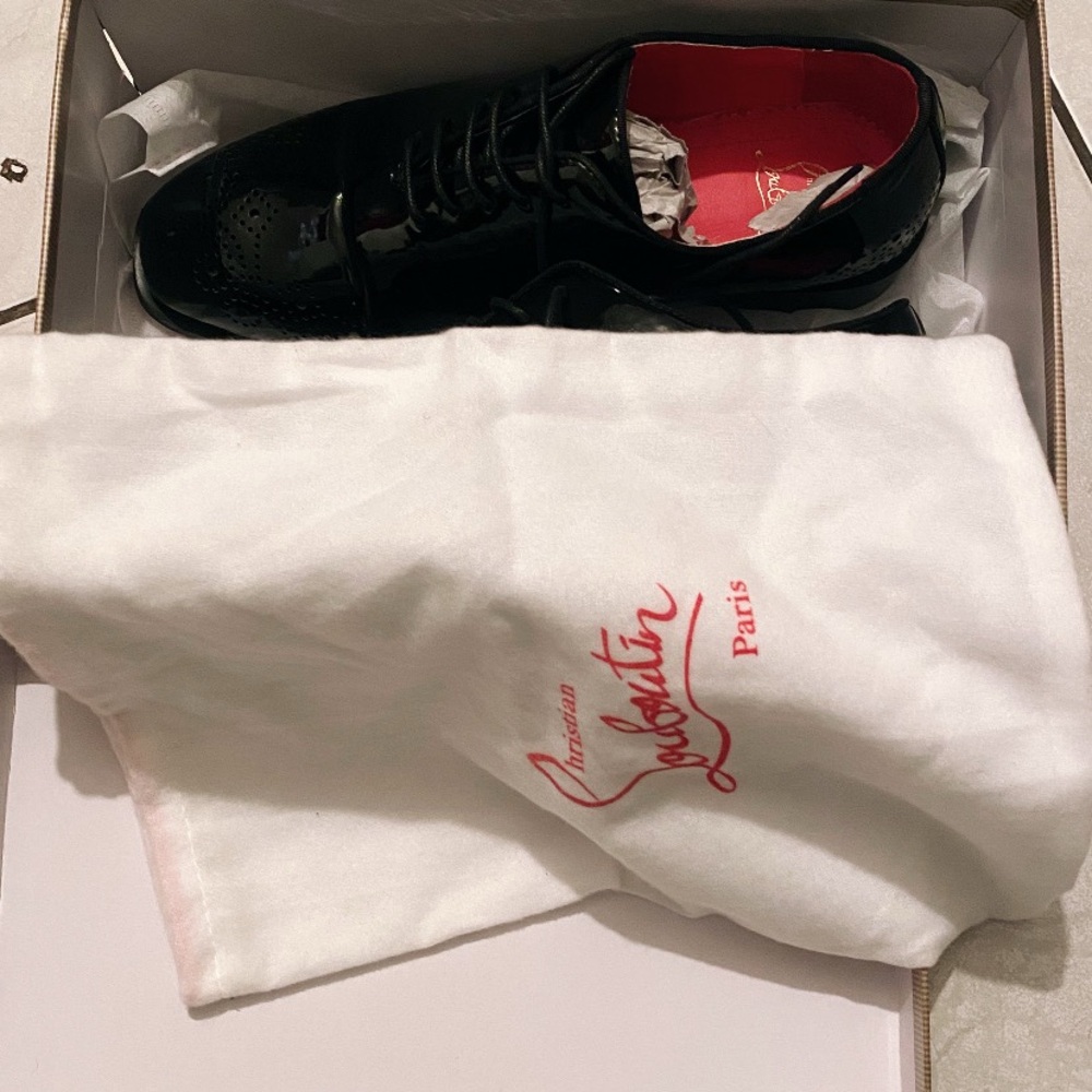 Christian Louboutin Black Patent Leather Shoes